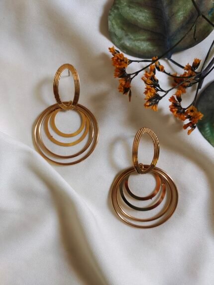 Tiered Ring Dangle Earrings