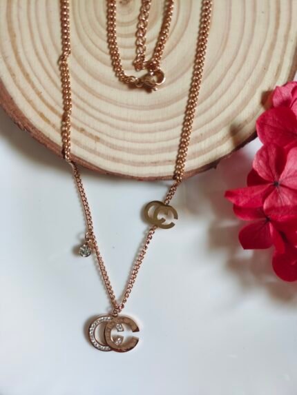 Sophisticated Dual Charm Necklace