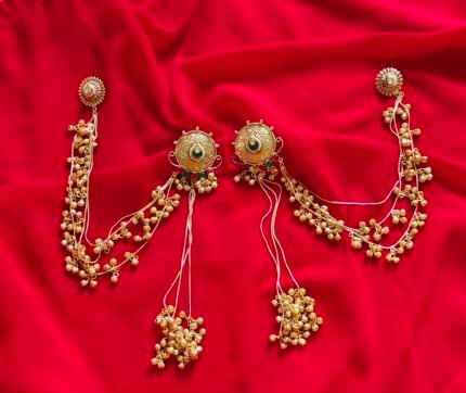 Noor-e-Kashmir Gold Earrings