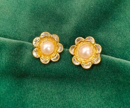 Bani Kundan Stud Earrings