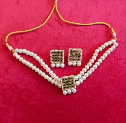 Tarini Kundan Pearl Necklace