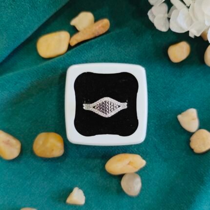 Heera Silver Ring